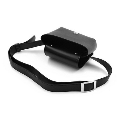 PU odos stiprios tekstūros golfo kamuoliukų krepšys, golfo nuotolio ieškiklio juosmens kišenė, mobiliojo telefono laikymo krepšys, su 70 cm diržu, atsparus vandeniui