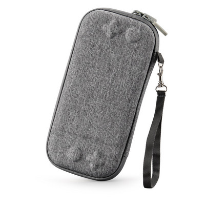 Īpaši plāna rokassomiņa priekš Nintendo Switch Lite Bag Pārnēsājams ūdensnecaurlaidīgs aizsardzības futrālis Tīras krāsas neilona trieciena pogas uzglabāšanas soma