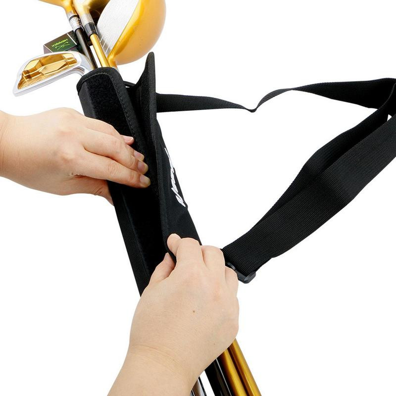 Golfa nūjas soma Pārnēsājama mini golfa nūjas soma ar regulējamu plecu siksnu golfa ieroču soma Golfa lodīšu stieņa treniņu futrālis