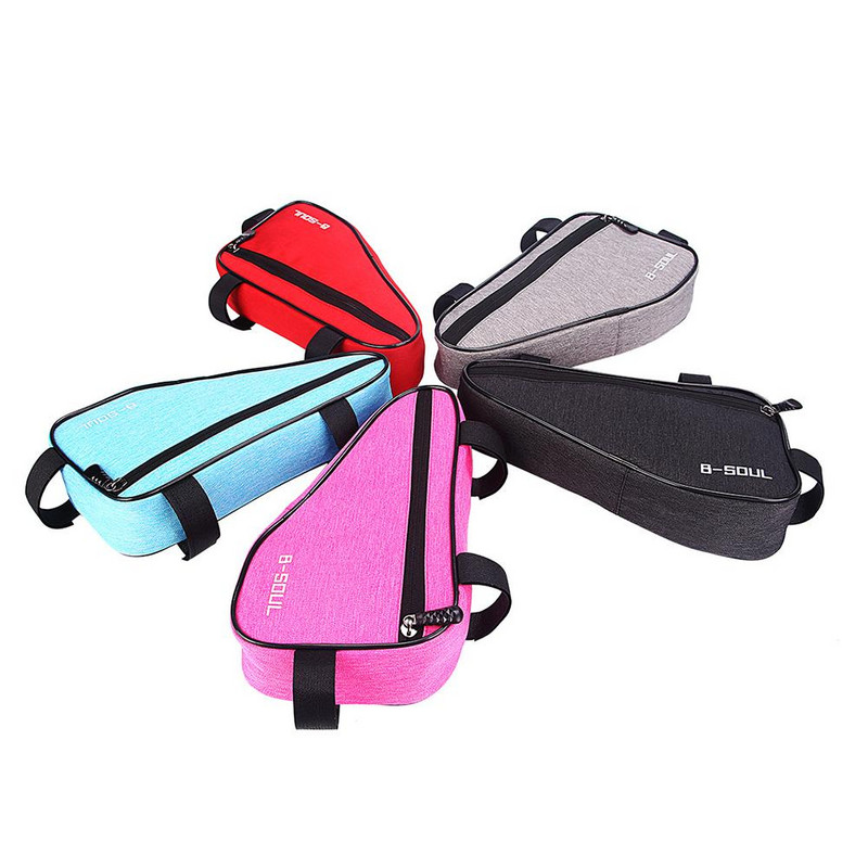 Genți pentru cadru MTB triunghiulare Genți pentru cadru portabil cu tub superior Geantă de depozitare pentru biciclete 1,5 L Husă pentru biciclete de munte Suport pentru instrumente Geantă pentru șa de drum