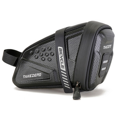 Velosipēdu sēdekļu soma Ūdensnecaurlaidīga kalnu velosipēda sēdekļu glabāšana sēdekļa aizmugurējais instrumentu maisiņš, sēdeklis āra riteņbraukšanas MTB piederumi