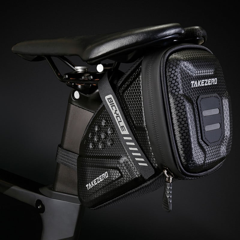 Velosipēdu sēdekļu soma Ūdensnecaurlaidīga kalnu velosipēda sēdekļu glabāšana sēdekļa aizmugurējais instrumentu maisiņš, sēdeklis āra riteņbraukšanas MTB piederumi