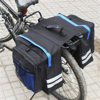 Geantă de șa pentru bicicletă, impermeabilă, de capacitate mare, spate, 3 în 1, portbagaj, rutier, munte, genți pentru bicicletă, geantă pentru biciclete