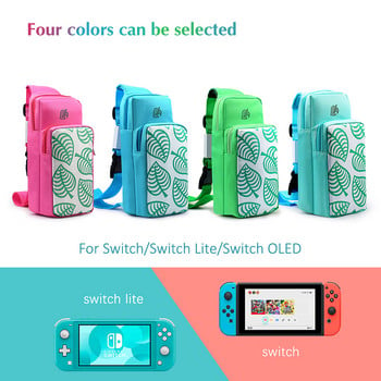 Нов калъф за пренасяне в животински стил за Nintendo Switch OLED преносима чанта за през рамо Защитен калъф за аксесоари за игри Switch Lite
