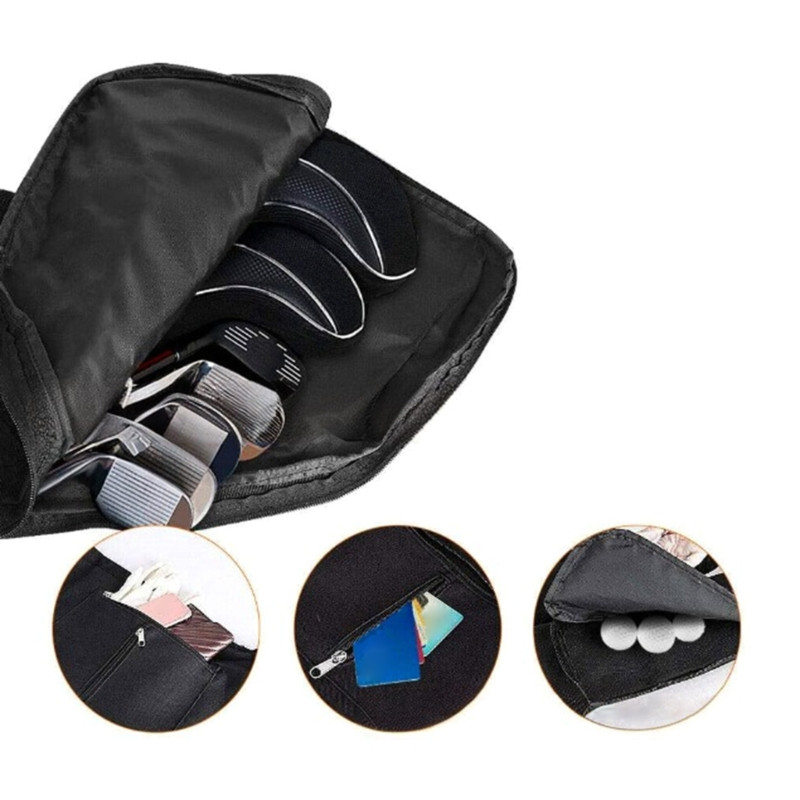 Golfa kluba lielas somas, soma ar piedurknēm, kas paredzētas golfa laukuma golfa zīmuļu somiņai