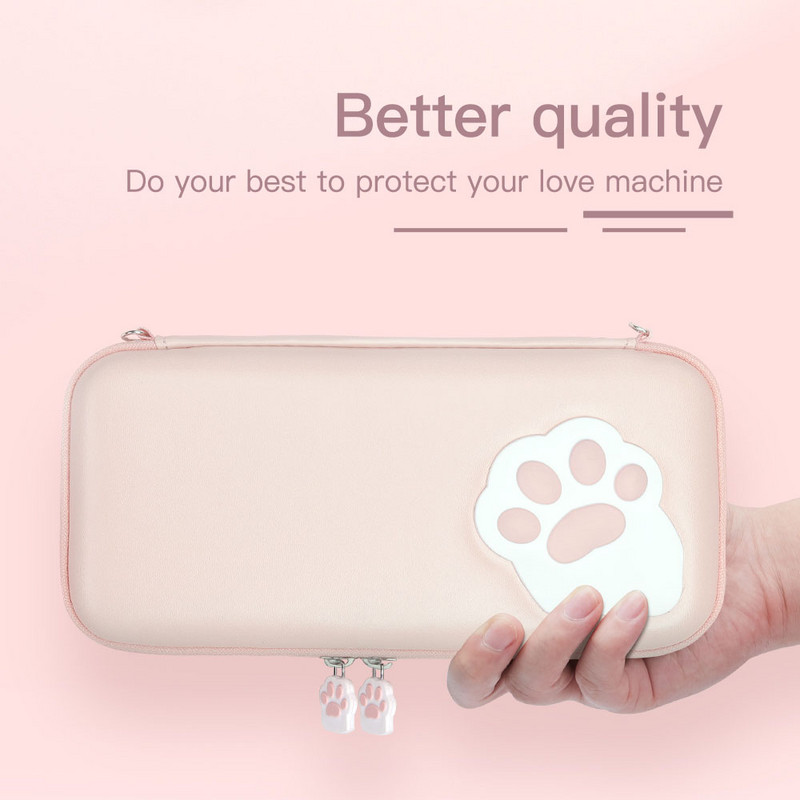 Aranyos macska hordtáska Nintendo Switchhez