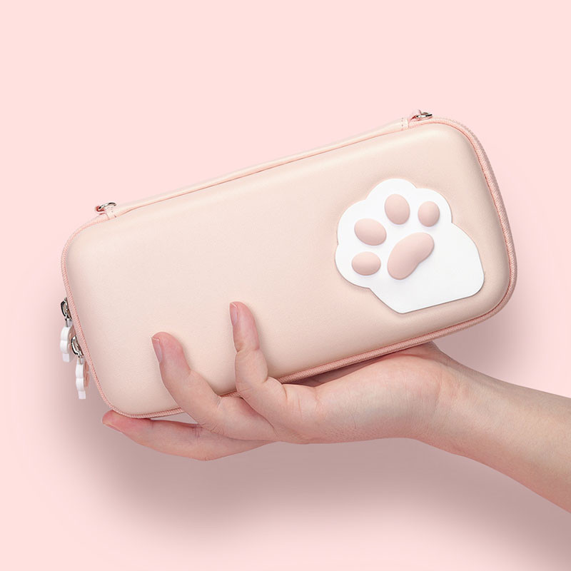 Aranyos macska hordtáska Nintendo Switchhez