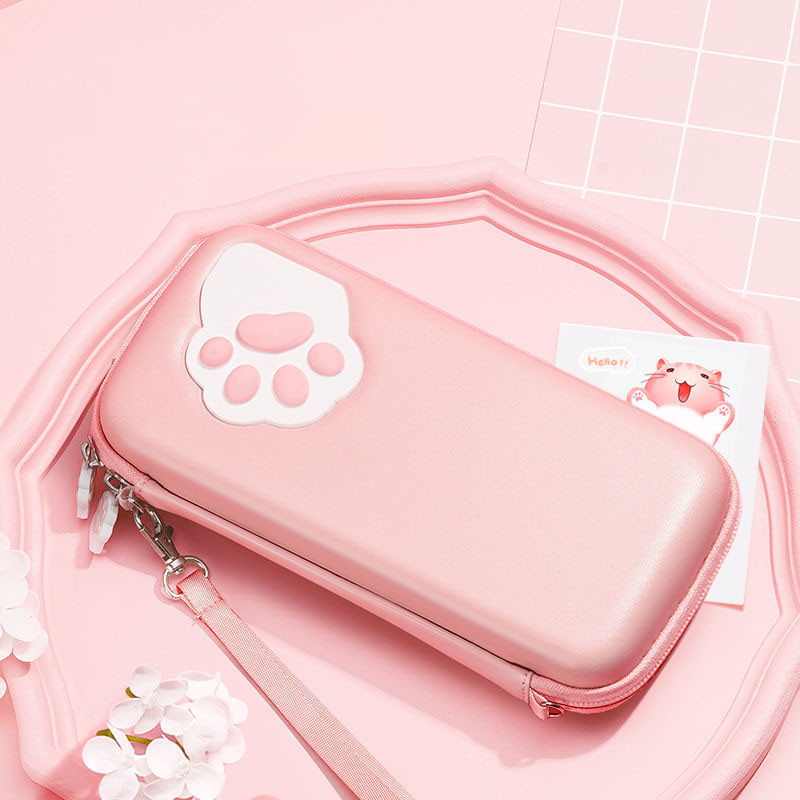 Aranyos macska hordtáska Nintendo Switchhez