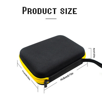 Черна чанта за Anbernic RG35XX Handheld Game Player Case за Miyoo Mini/Miyoo Mini Plus V3 Video Game Console Преносима мини чанта