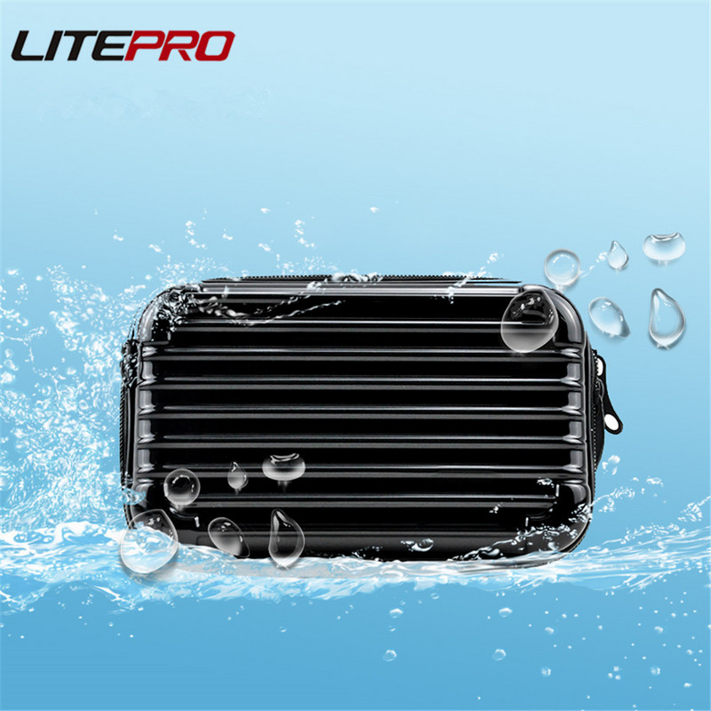 „Litepro“ nešiojamas galvūgalis kiaulės nosies maišelis vandeniui atsparus mini lagaminas, skirtas „Brompton“ dviračiui