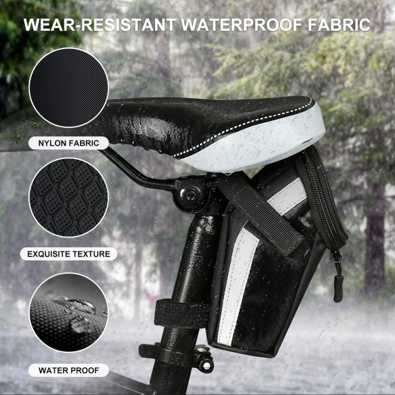 Dviračio galinis krepšys MTB kalnų plento dviračio uodegos krepšys Plento dviračio pagalvėlės krepšys balno krepšys dviračių važiavimas vandeniui atsparus sėdynės atramos krepšys.