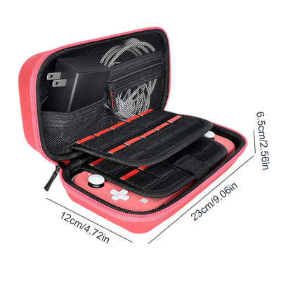 Pentru Geanta de depozitare Switch Lite Geanta portabila de transport EVA Anti-zgarieturi Geanta de voiaj rezistenta la socuri pentru Accesorii Nintendo Switch Lite