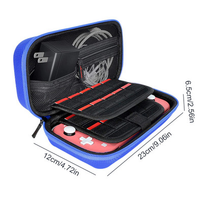 Pentru Geanta de depozitare Switch Lite Geanta portabila de transport EVA Anti-zgarieturi Geanta de voiaj rezistenta la socuri pentru Accesorii Nintendo Switch Lite