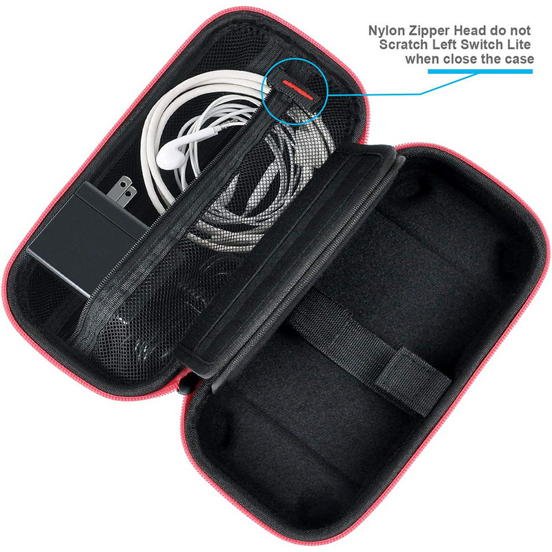 Pentru Geanta de depozitare Switch Lite Geanta portabila de transport EVA Anti-zgarieturi Geanta de voiaj rezistenta la socuri pentru Accesorii Nintendo Switch Lite