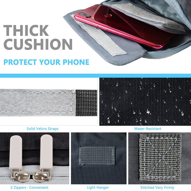 Regulējama ūdensnecaurlaidīga velosipēda stūres soma ar caurspīdīgu maisiņu skārienekrānu, lielas ietilpības priekšējā rāmja caurules soma MTB