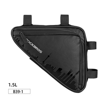 ROCKBROS velosipēda soma Īpaši viegla cauruļu velosipēdu uzglabāšanas soma, trīsstūrveida sēdekļu rāmja maisiņš riteņbraukšanai āra sporta velosipēdu piederumi