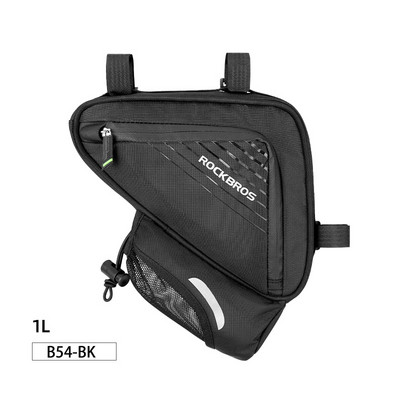 ROCKBROS velosipēda soma Īpaši viegla cauruļu velosipēdu uzglabāšanas soma, trīsstūrveida sēdekļu rāmja maisiņš riteņbraukšanai āra sporta velosipēdu piederumi