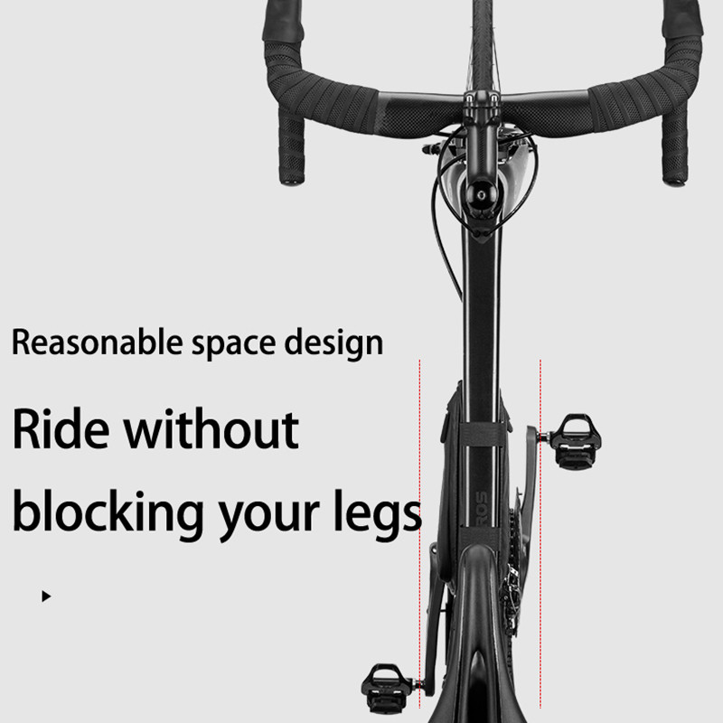 ROCKBROS velosipēda soma Īpaši viegla cauruļu velosipēdu uzglabāšanas soma, trīsstūrveida sēdekļu rāmja maisiņš riteņbraukšanai āra sporta velosipēdu piederumi