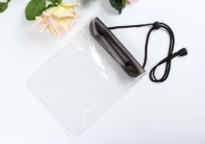 Geantă uscată pentru telefon mobil, cu trei ori, cu ecran tactil de protecție cu mai multe straturi. Geantă inteligentă rezistentă la praf