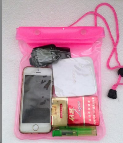 Geantă uscată pentru telefon mobil, cu trei ori, cu ecran tactil de protecție cu mai multe straturi. Geantă inteligentă rezistentă la praf