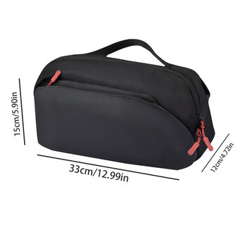 Защитна чанта за игрова конзола 900D Оксфордска чанта през рамо с двоен цип Устойчива на надраскване с голям капацитет за Steam Deck Switch