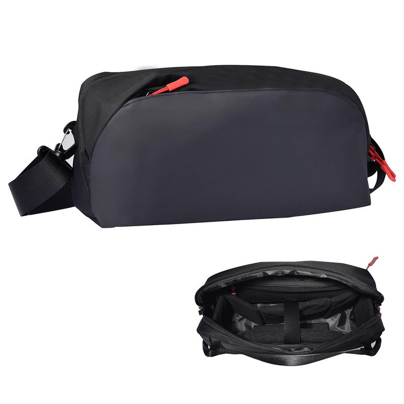 Spēļu konsoles aizsargsoma 900D Oxford Cloth Crossbody rokassomiņa Divkāršs rāvējslēdzējs Lielas ietilpības skrāpējumizturīgs tvaika klāja slēdzim