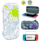 4 in 1 NS Switch cietā apvalka pārnēsāšanas soma maisiņš ar 10 spēļu karšu turētājiem Nintendo Switch Old spēļu konsoles piederumiem