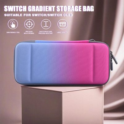 Симпатичен калъф за носене, съвместим с Nintendo Switch Oled конзола, защитен твърд калъф, чанта за съхранение, капак за Switch Oled конзола