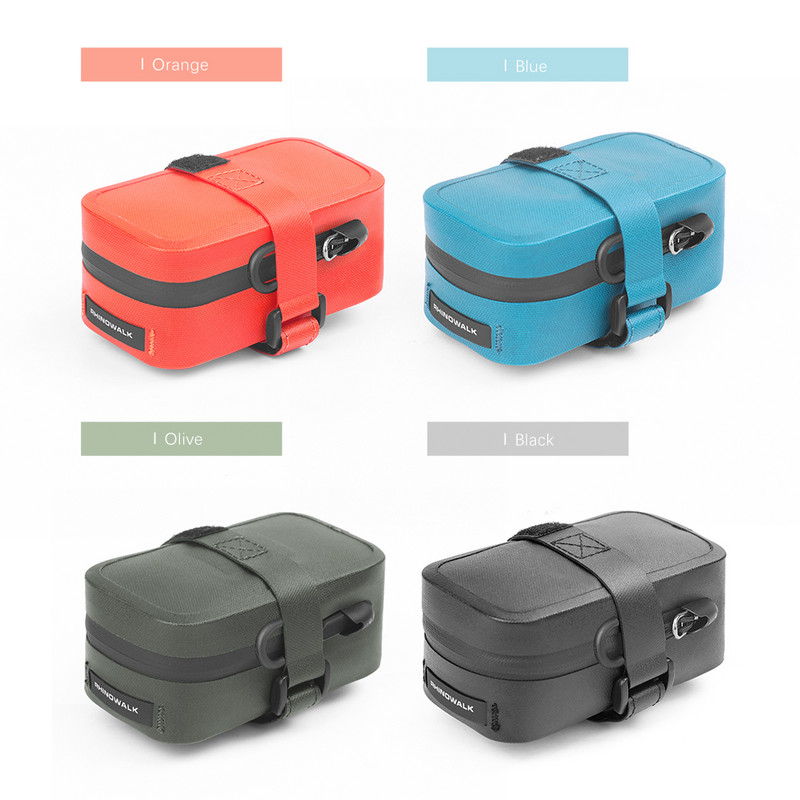 Geantă pentru bicicletă Rhinowalk Șa bicicletă Geantă pentru tijă de șa Sacoș 0.4L Rezistent la șocuri Impermeabil MTB Ciclism Pachet spate Husă pentru coadă Accesoriu