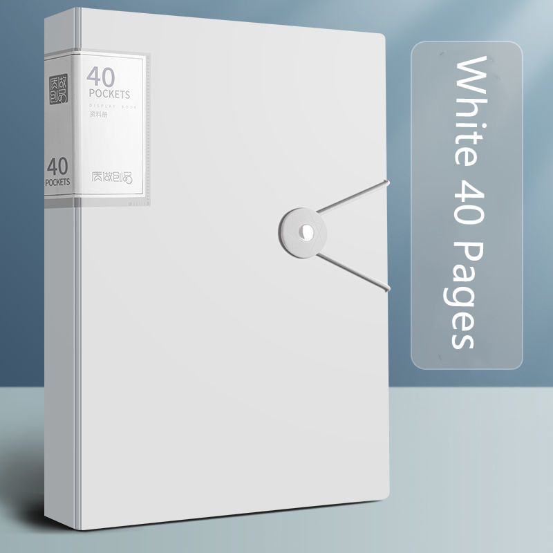 A4 failu mapes displeja grāmata 30/40/60 lapas Caurspīdīgs ieliktnis papīrs dokumentu organizatora soma Biroja skolas piederumi Kancelejas piederumi