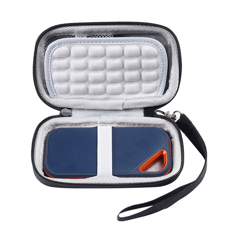 Cietie EVA uzglabāšanas somas SanDisk E81 cietvielu diska portatīvajai kastei SanDisk Extreme PRO SSD ceļojumu somiņai