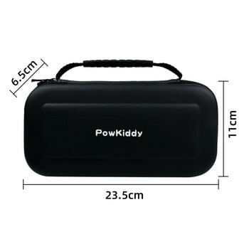 POWKIDDY Калъф за носене Противоплъзгаща се, устойчива на надраскване Преносима чанта за съхранение Калъф за пътуване, съвместим за X55 X28 X15 игрова конзола