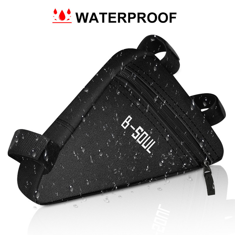 Vandeniui atsparus trikampis dviračio krepšys dviračių priekinio vamzdžio rėmo krepšys kalnų trikampio maišelio laikiklis balnelio krepšys dviračio krepšys dviračio priedai