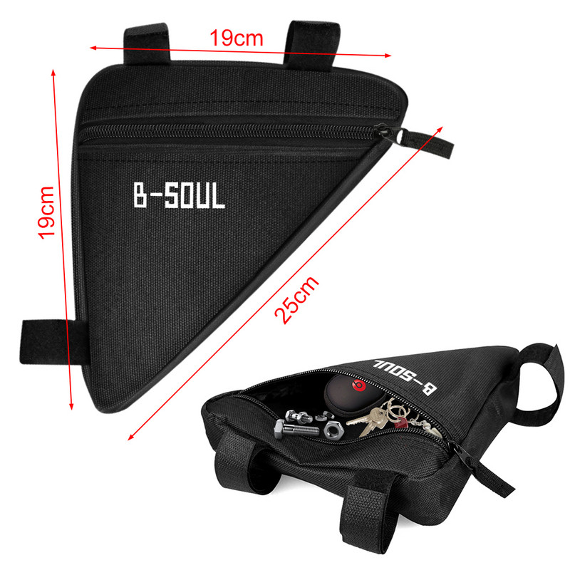 Vandeniui atsparus trikampis dviračio krepšys dviračių priekinio vamzdžio rėmo krepšys kalnų trikampio maišelio laikiklis balnelio krepšys dviračio krepšys dviračio priedai