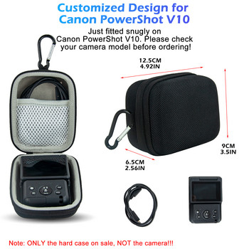 Калъф за твърда чанта за фотоапарат Canon PowerShot V10 Sony X3000 X1000 AS15 AS20 AS30 AS50 AS100 AS200 AS300 AZ1 Аксесоари за фотоапарат