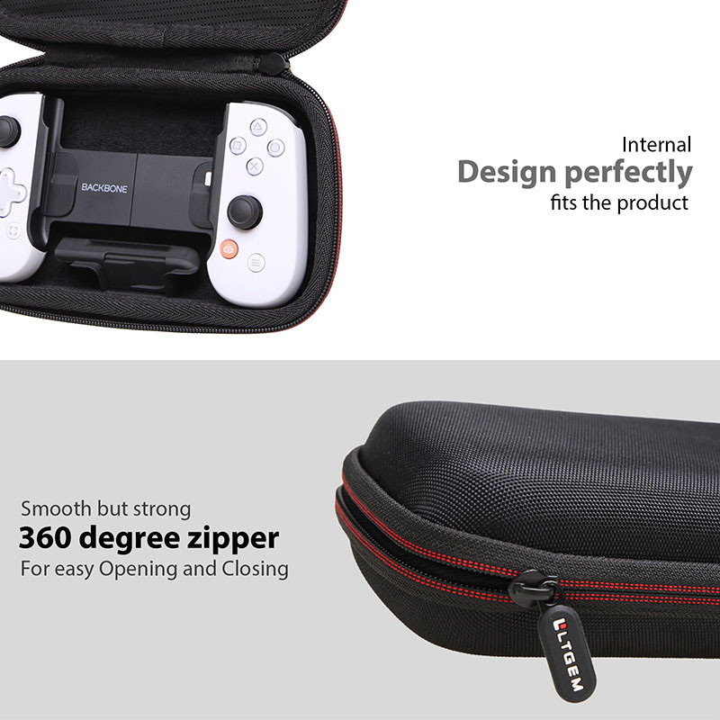 EVA cietais futrālis mugurkaula viena mobilā spēļu kontroliera glabāšanas soma