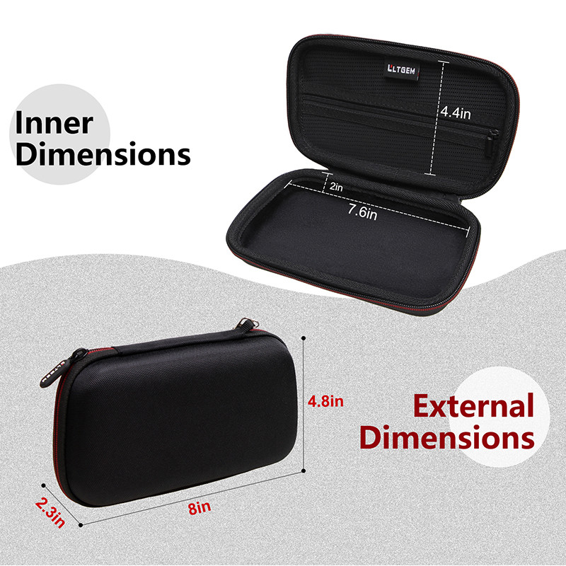 EVA cietais futrālis mugurkaula viena mobilā spēļu kontroliera glabāšanas soma