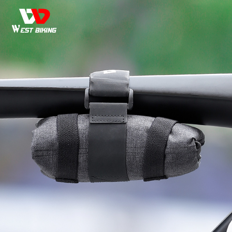 WEST BIKING velosipēda soma instrumentu uzglabāšanas soma augšpusē priekšējā caurule rāmja iepakojuma maisiņš Riteņbraukšanas piederumi MTB šosejas velosipēdu sēdekļu soma bez instrumenta