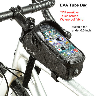 Velosipēda sēdekļu soma ar ūdens pudeles kabatu Ūdensnecaurlaidīga MTB velosipēda aizmugures soma Velosipēdu aizmugurējā sēdekļa astes soma Velosipēdu piederumi