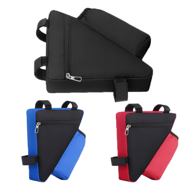 Geanta pentru cadru pentru biciclete Ghidon din tub din fata Genti pentru ciclism impermeabile cu suport pentru cadru pentru sticla de apa Accesorii pentru bicicleta