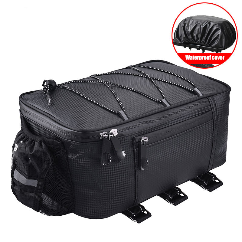 Velosipēda soma Aizmugures sēdekļa soma Uzglabāšanas kaste Velosipēda aizmugurējais plaukts Bagāžas soma Ūdensnecaurlaidīga soma Jāšanas piederumi