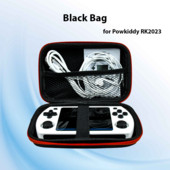 Melns Powkiddy RK2023 Retro rokas spēļu konsoles maisiņš Melns Powkiddy RGB30 futrālis