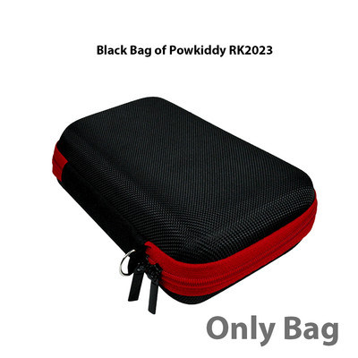 Melns Powkiddy RK2023 Retro rokas spēļu konsoles maisiņš Melns Powkiddy RGB30 futrālis
