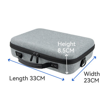Твърд EVA преносим удароустойчив чанта за съхранение на проектор Калъф за XGIMI Z6X Pro Калъф за пътуване Аксесоари за проектор