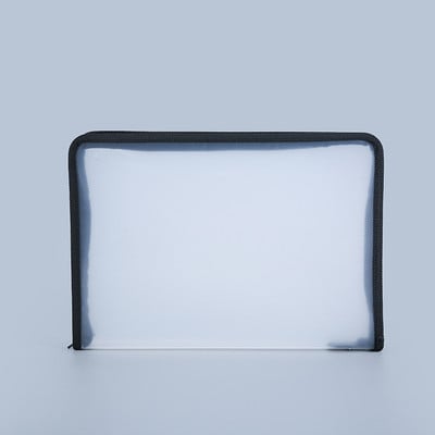 Geantă transparentă pentru documente A4 Papetarie Dosar de depozitare File Mesh Husă cu fermoar Dosare cu fermoar Materiale de birou pentru școală Papetarie