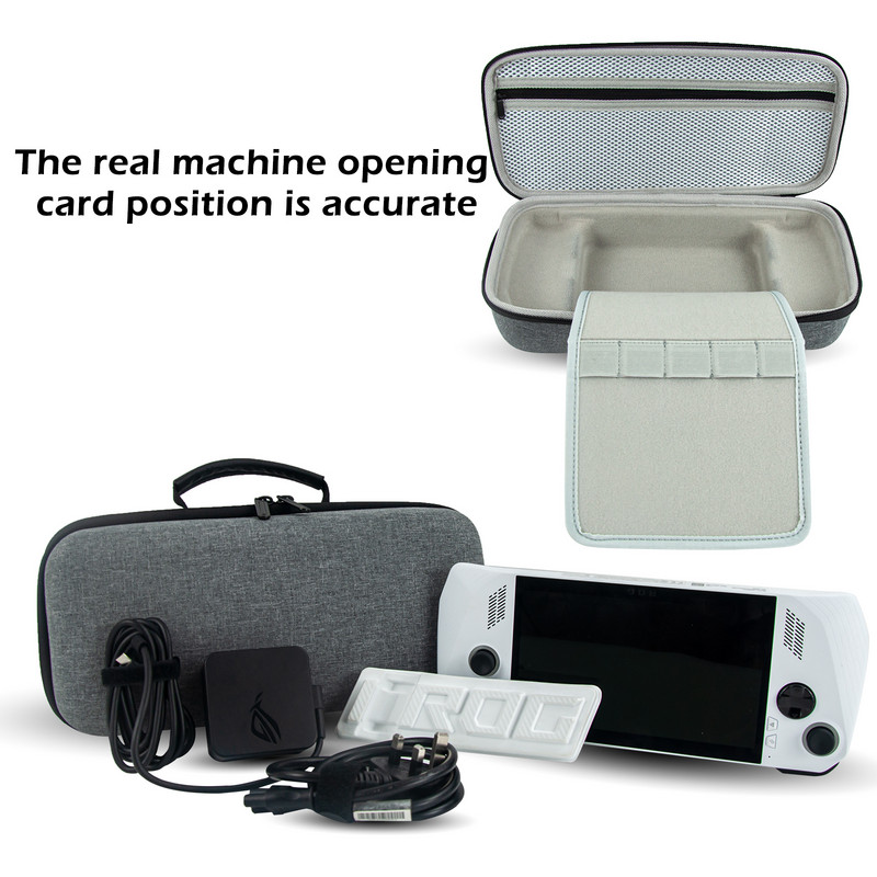 Pārnēsāšanas soma glabāšanas soma Asus ROG Ally spēļu konsoles rokturis EVA uzglabāšanas kaste Pārnēsājama EVA soma spēļu piederumiem