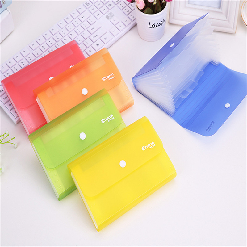 Proširujuća mapa datoteka za dokumente Candy Colors mape dokumenata Organizator školskih potrepština Školski uredski registrator A6 torba za orgulje