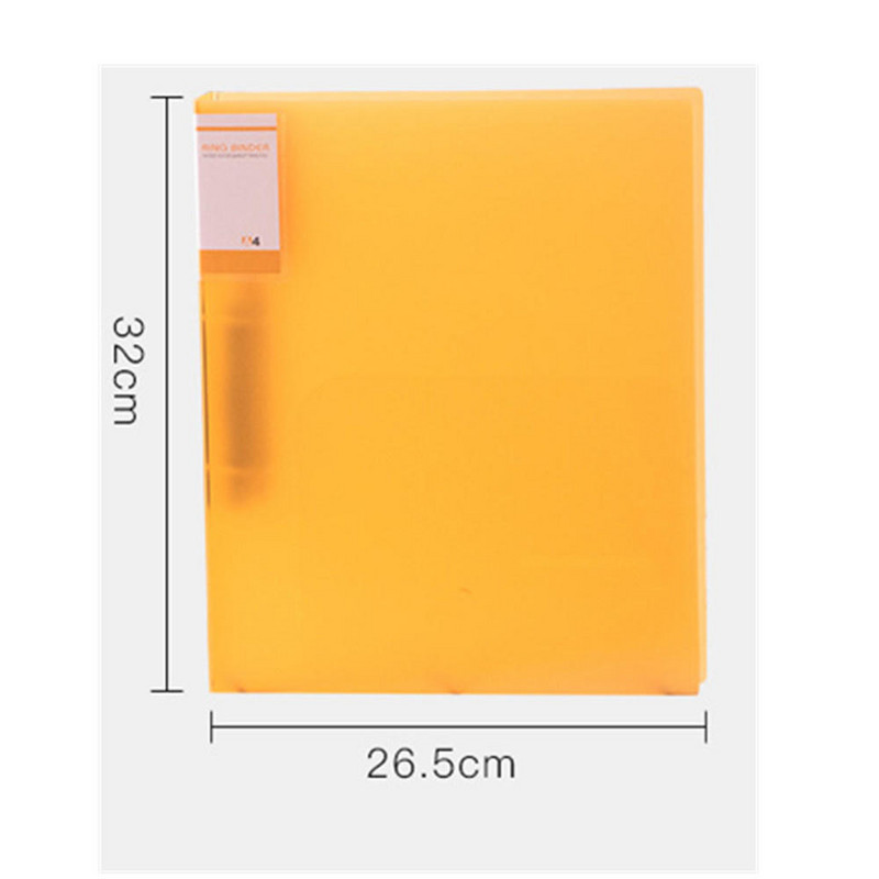 A4 läbipaistva failikausta kuva raamat 2 auguga köitja kaustad roosa sinine must veekindel dokumendikorraldaja rõngasköitja