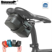 Geantă de șa pentru bicicletă Rhinowalk Geantă impermeabilă pentru tijă de șa 0,4 L Husă portabilă pentru scaun pentru ciclism Pachet spate Fit universal Ciclism