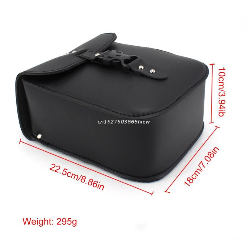Torba za prtljagu na motociklu Vodootporna torba za sedlo za motocikl Univerzalna bočna torba od PU kože Torbica Dodaci za motocikl